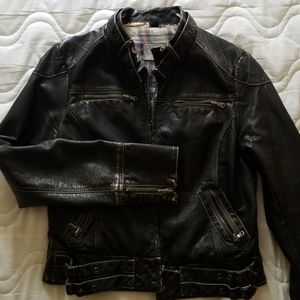 "Leather" coat